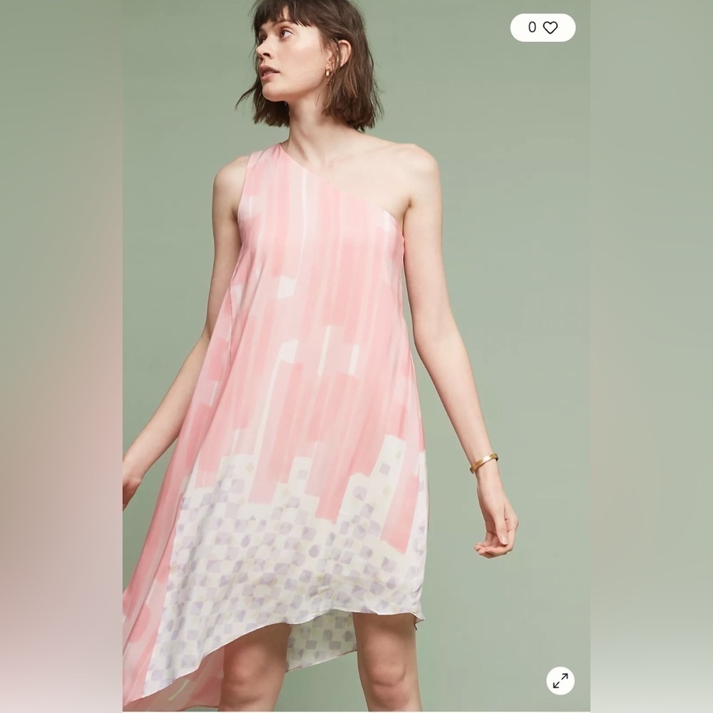 Anthropologie Avalonne Silk Dress
